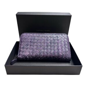 Bottega Veneta | Python Intrecciato Long Wallet